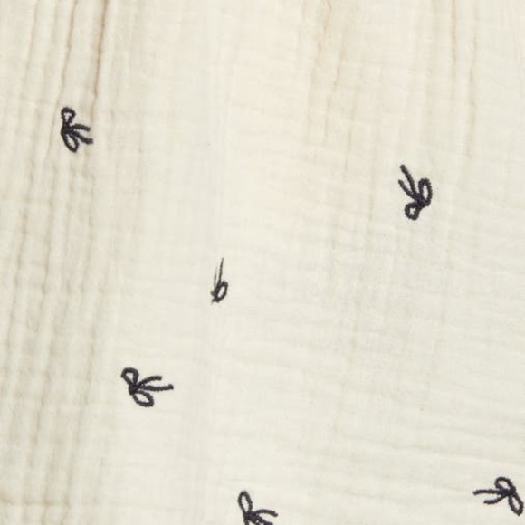 NWT Madewell embroidered bow top - Picture 4 of 7